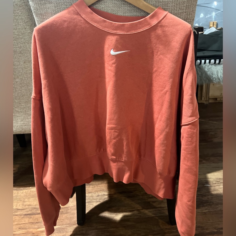 Nike crewneck sweater oversized orange